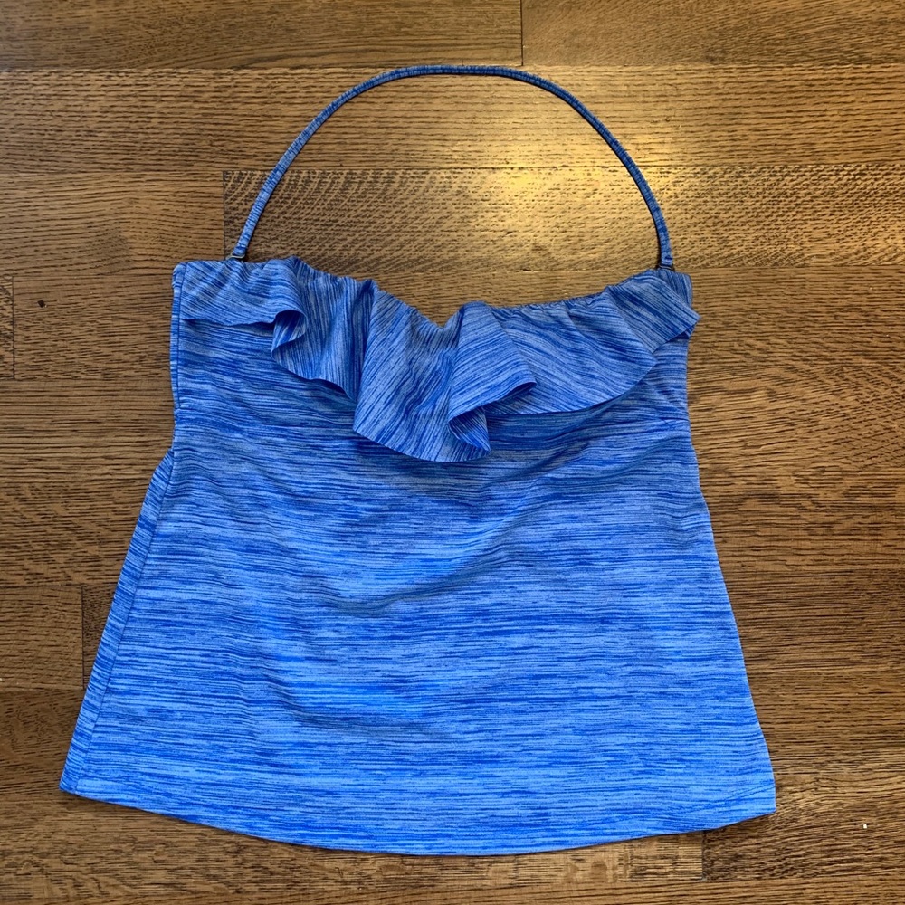 Blue target tankini